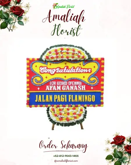 Sewa Papan Bunga Gajah Mekar
